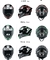 Capacete de motociclista modular com viseira dupla, viseira de rosto inteiro, pa na internet