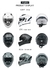 Capacete de motociclista modular com viseira dupla, viseira de rosto inteiro, pa - comprar online
