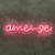 Painel Led Neon ame-se Rosa Acrílico Cristal Casa Decoração na internet