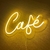 Painel Neon Led Café Escrita Letreiro Luminoso Coffe Frase na internet