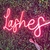 Letreiro Neon Led Lashes - loja online