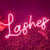 Letreiro Neon Led Lashes - comprar online