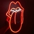Painel Boca Rolling stones Neon led Retro - comprar online