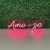 Painel Ame-se Neon Led Motivacional