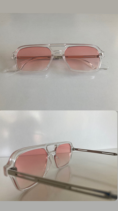 Gafas transparent pink en internet