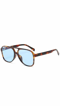 Gafas aviador leopard blue