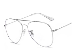 Aviador silver frame