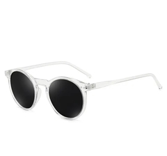 Round transparent gray