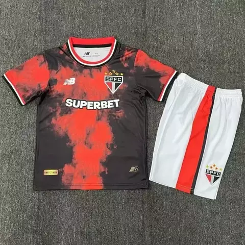 Conjunto São Paulo FC Third Away 24/25 – Comemorativa Infantil - comprar online