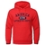 Moletons masculinos America 1776 Athletic Dept com estampa de letra e bolso na gola O - comprar online