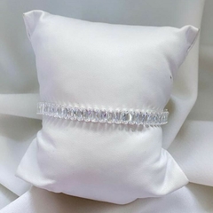 Pulseira Riviera Baguete Folheada a Prata 925