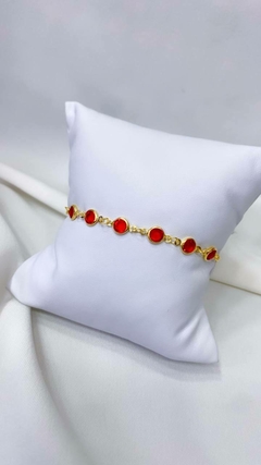 Pulseira Inspiração Tiffany - Folheada à Ouro - Gold Style