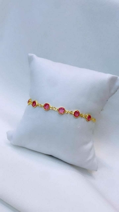 Pulseira Inspiração Tiffany - Folheada à Ouro na internet