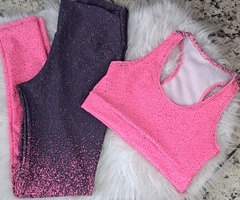Conjunto Degrade Legging e Top Costas Nadador p/ Academia na internet