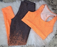 Conjunto Degrade Legging e Top Costas Nadador p/ Academia - loja online