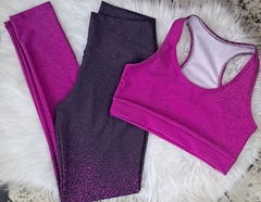 Conjunto Degrade Legging e Top Costas Nadador p/ Academia - comprar online