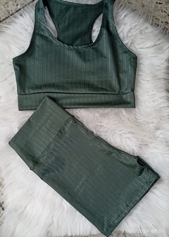 Conjunto 3D Shorts e Top Academia - Gold Style