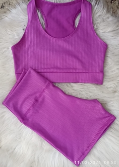 Conjunto 3D Shorts e Top Academia