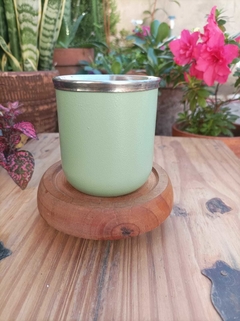 MATE DE ACERO TÉRMICO VASO CHICO ( Modelo Olivia)