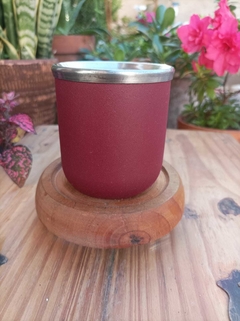 MATE DE ACERO TÉRMICO VASO CHICO ( Modelo Olivia)