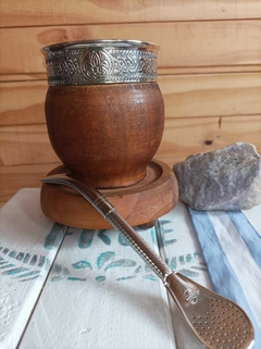 IMPERIAL ALGARROBO VIROLA DE ALPACA - comprar online