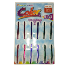 Pinzas de Depilar N° 490 Maciza Colores x 12u XZN - 10148