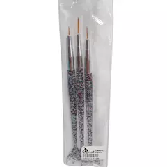Pincel Liner Sirena Glitter x 3u 18188 - comprar online