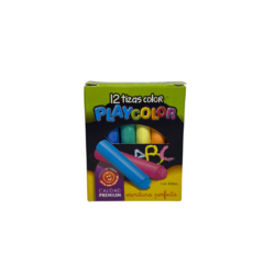 Tiza Blanca/Colores x12 Playcolor - 11419 en internet