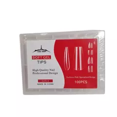 Tips Soft Gel Caja Roja x 100u Paris Night 53530 - Distribuidora Coral