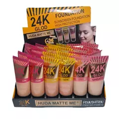 Base Liquida 24k Glod 36Hs Huda Matte Me - comprar online