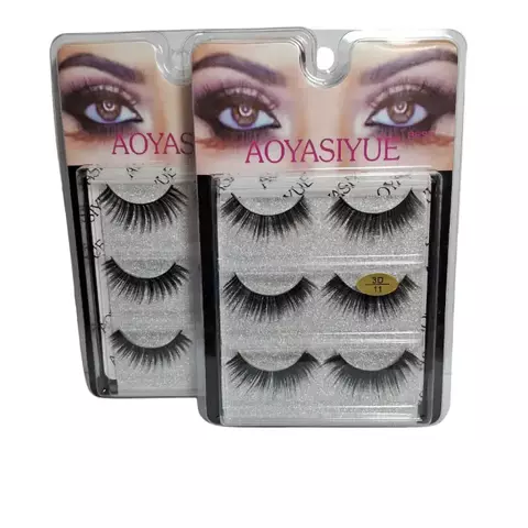 Pestaña Postiza 3D x 3 pares Aoyasiyue - comprar online