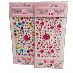 Sticker p/ Rostro Twinkle Jawel Seal 500910 - Distribuidora Coral