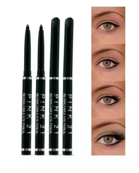 Delineador Retractil Negro Pink 21 459334 - comprar online