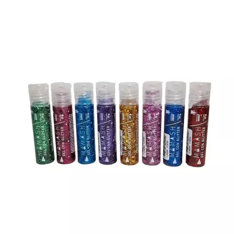 Gel c/ Glitter x 20g Mamash Fucsia/Oro 329904 - comprar online