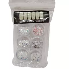 Glitter p/ uña ind pack x6u. 503002 en internet