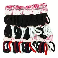 Colita Mediana Negra y Color x 6u Ziyu Jewelry AF12091 (12u) - 62180 - comprar online