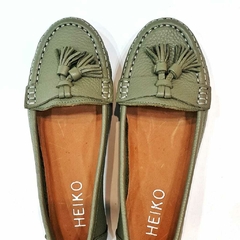 Mocasín Heiko 1604 oliva - tienda online