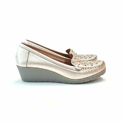 Mocasin Heiko 1400F Platino - comprar online