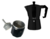 Cafetera Maquina Café Italiana 6 Tazas 300 Ml Negro Mate OUTLET - comprar online