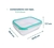 Set 2 Tuppers Tapa Con Válvula Salida De Vapor 1 L Y 2,3 L en internet