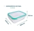 Set 2 Tuppers Tapa Con Válvula Salida De Vapor 1 L Y 2,3 L - Provetec