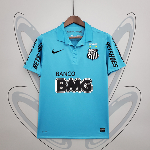 Camisa Santos Retrô Temporada 12/13 Torcedor Nike Masculina - Azul