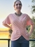 Blusa cachecoeur fluity sem amarração nude rosa
