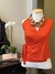 Blusa frente única laranja