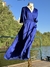 vestido azul cetim na internet