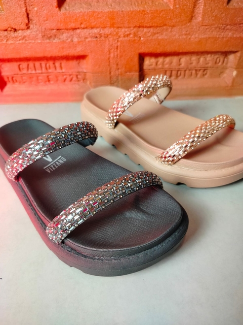 Papete Feminina Vizzano – Strass e Conforto