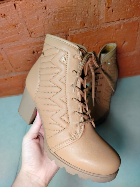 Bota Coturno Feminina Dakota Confortável Salto Bloco