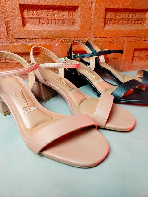 Sandalia Vizzano Salto Bloco Baixo