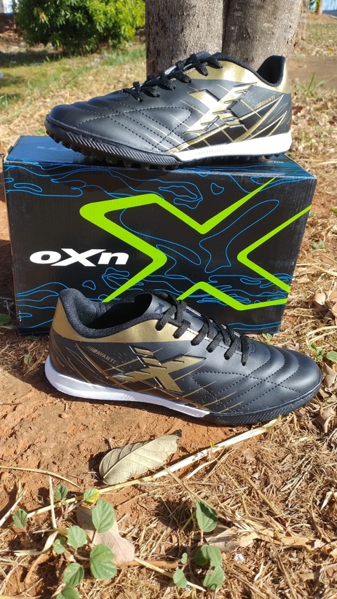 OXN INDOOR MUNDIALLI 3 PRETO/DOURADO