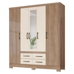 GUARDA-ROUPA B356 05 PORTAS E 04 GAVETAS - comprar online
